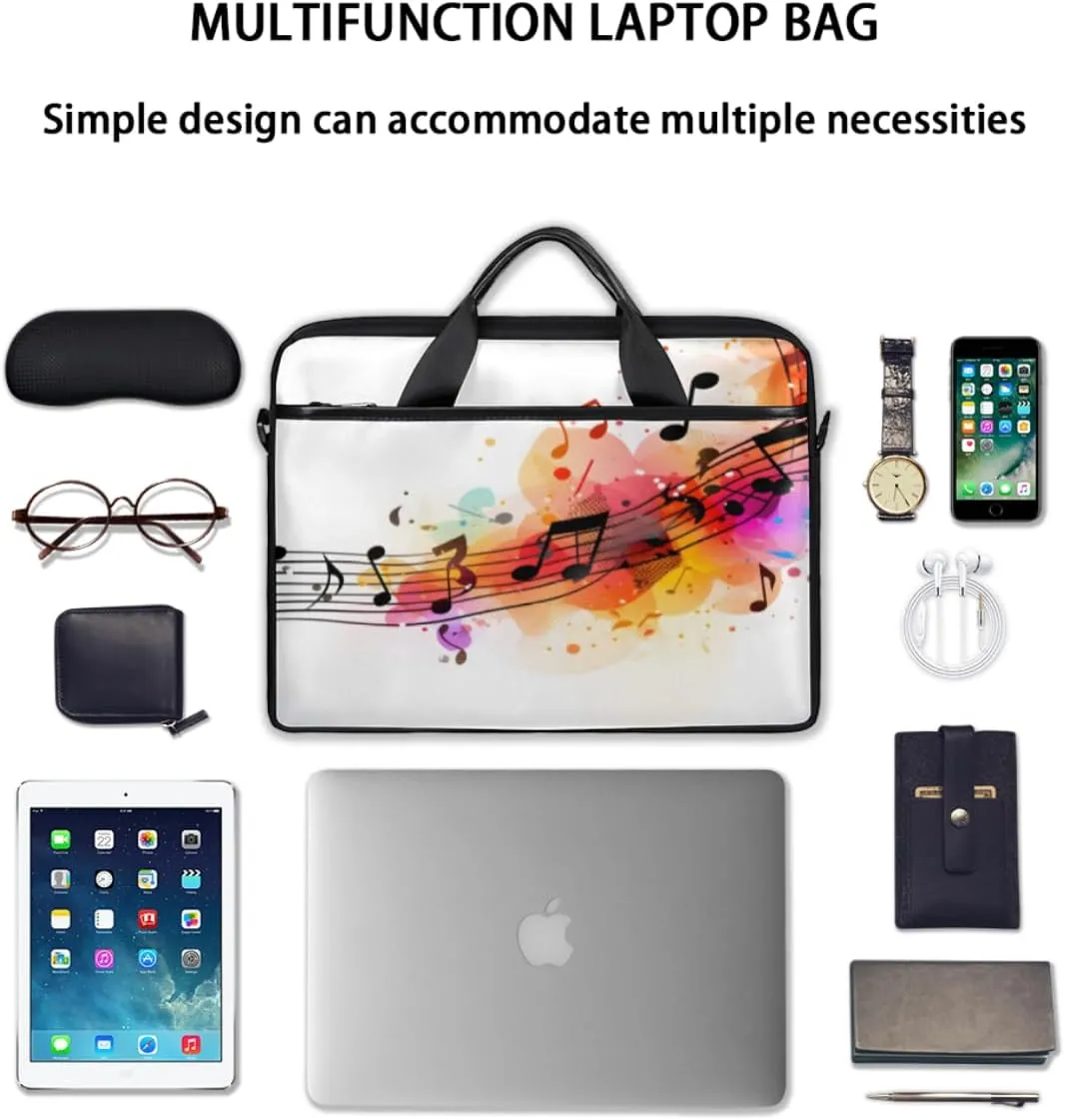 Fun The Food Texture Laptop Shoulder Bag for Tablet Computer Notebook Sleeve Messenger Carrying Case Briefcase Tote