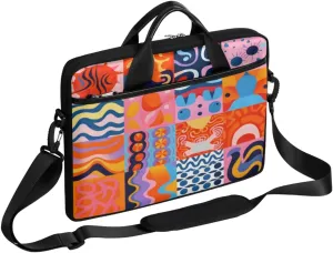 Fun The Food Texture Laptop Shoulder Bag for Tablet Computer Notebook Sleeve Messenger Carrying Case Briefcase Tote