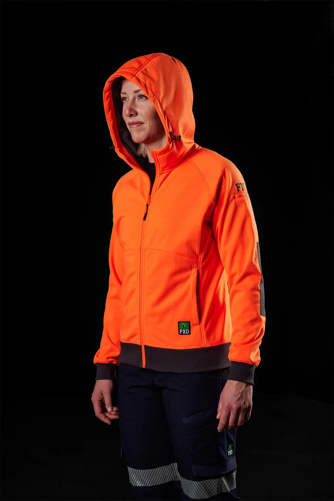 FXD Ladies Zip Up Fleece Hoodie WF-3W