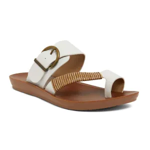 Geneva Slide in White Smooth
