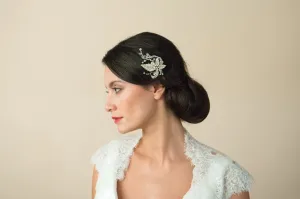Gold Bridal Hair Clip with Crystals By Ivory & Co MAGGIE