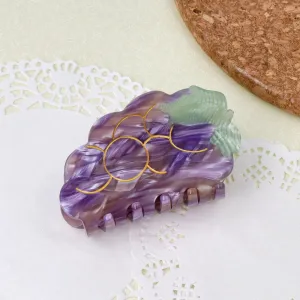 Grape Hair Claw Clip
