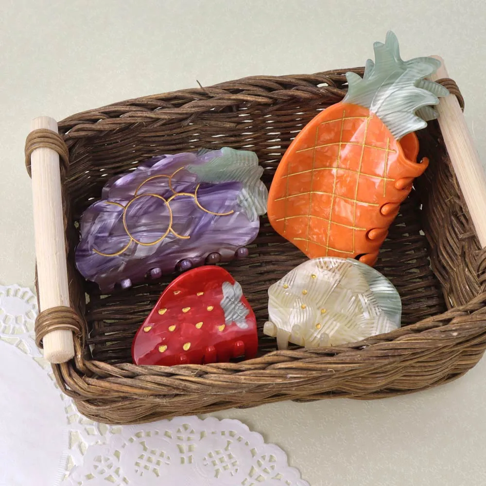 Grape Hair Claw Clip