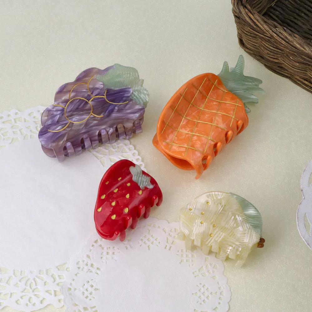 Grape Hair Claw Clip