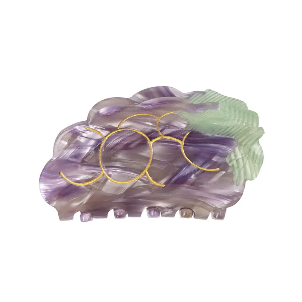 Grape Hair Claw Clip