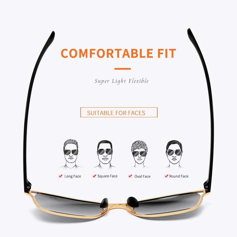 GREY JACK Fashion Polarized Sunglasses with UV Protection 0975
