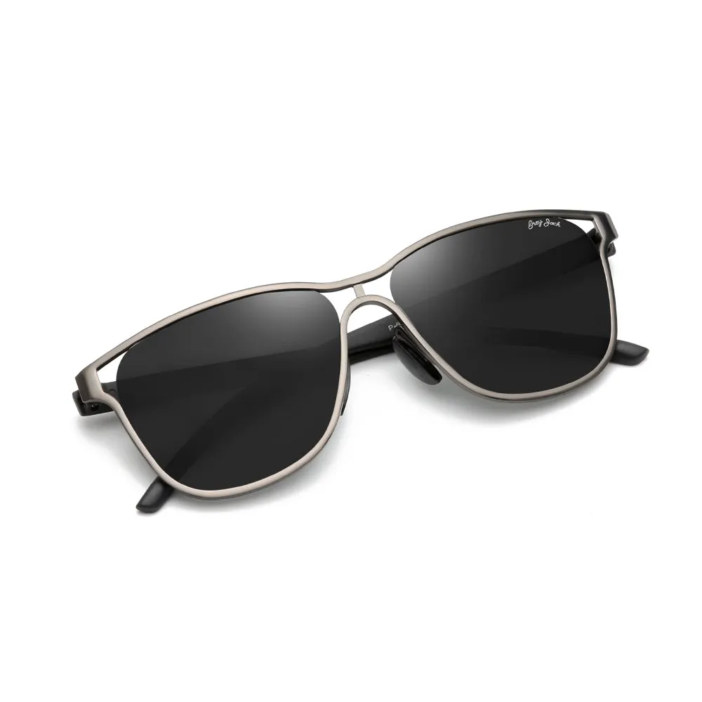 GREY JACK Fashion Polarized Sunglasses with UV Protection 0975