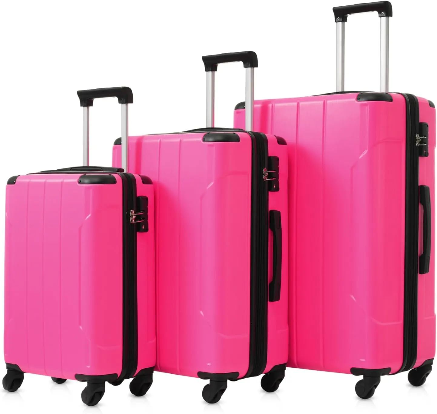 Hardshell Luggage Sets 3 Pcs Spinner Suitcase with TSA Lock