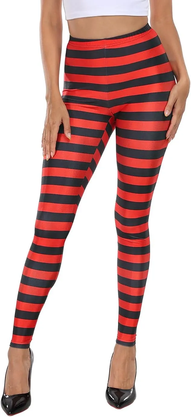HDE Trendy Design Workout Leggings - Fun Fashion Graphic Printed Cute Patterns