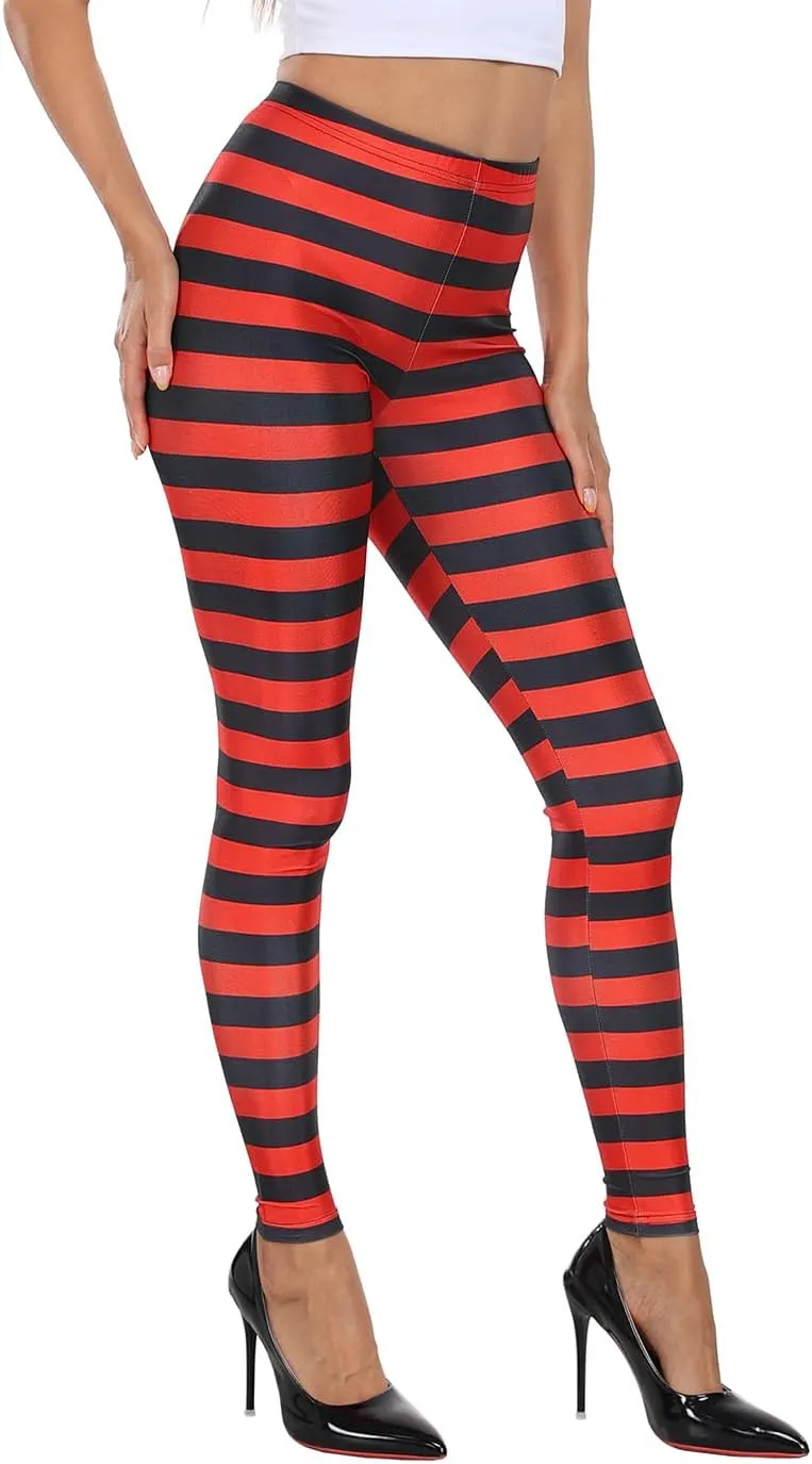 HDE Trendy Design Workout Leggings - Fun Fashion Graphic Printed Cute Patterns