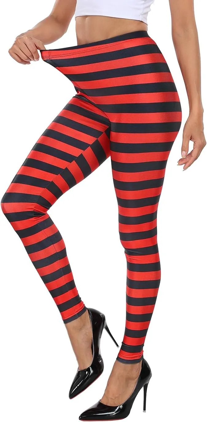 HDE Trendy Design Workout Leggings - Fun Fashion Graphic Printed Cute Patterns