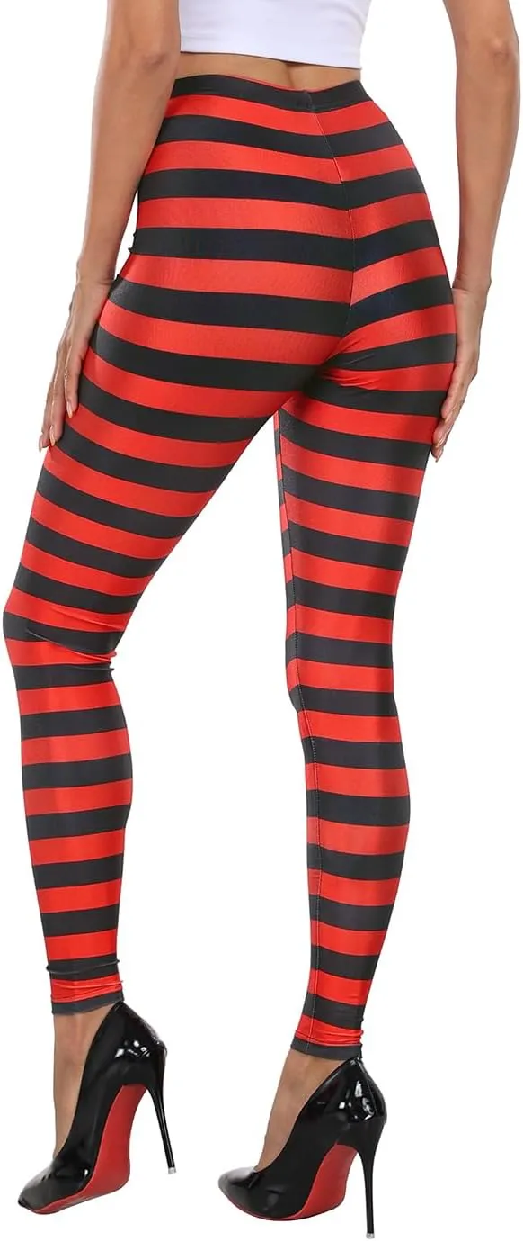 HDE Trendy Design Workout Leggings - Fun Fashion Graphic Printed Cute Patterns