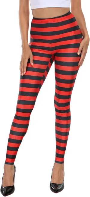 HDE Trendy Design Workout Leggings - Fun Fashion Graphic Printed Cute Patterns