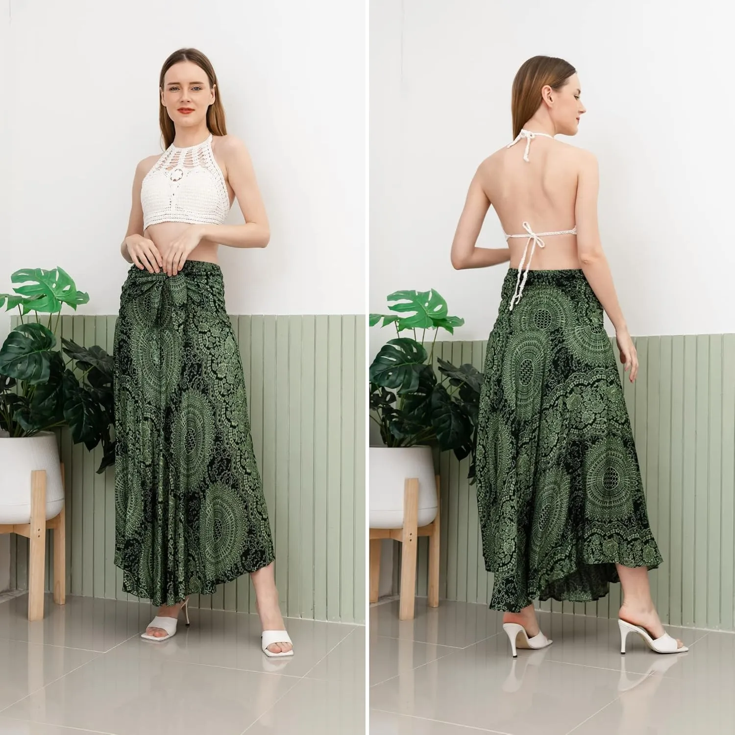 Hippie Skirt Boho Dress Bohemian Gypsy Maxi Long Skirts for Women Summer midi Beach Dress