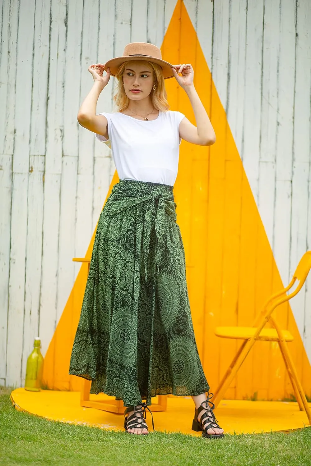 Hippie Skirt Boho Dress Bohemian Gypsy Maxi Long Skirts for Women Summer midi Beach Dress