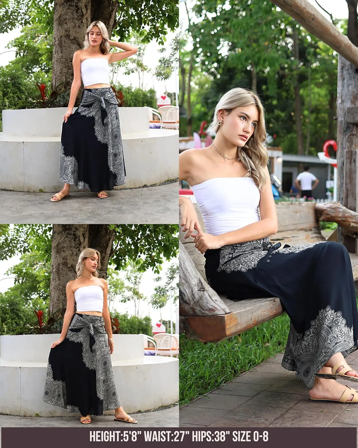 Hippie Skirt Boho Dress Bohemian Gypsy Maxi Long Skirts for Women Summer midi Beach Dress