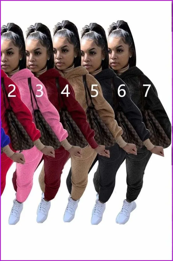 Hoodies Jogger Sweat Suits