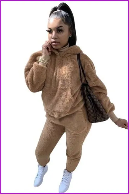 Hoodies Jogger Sweat Suits