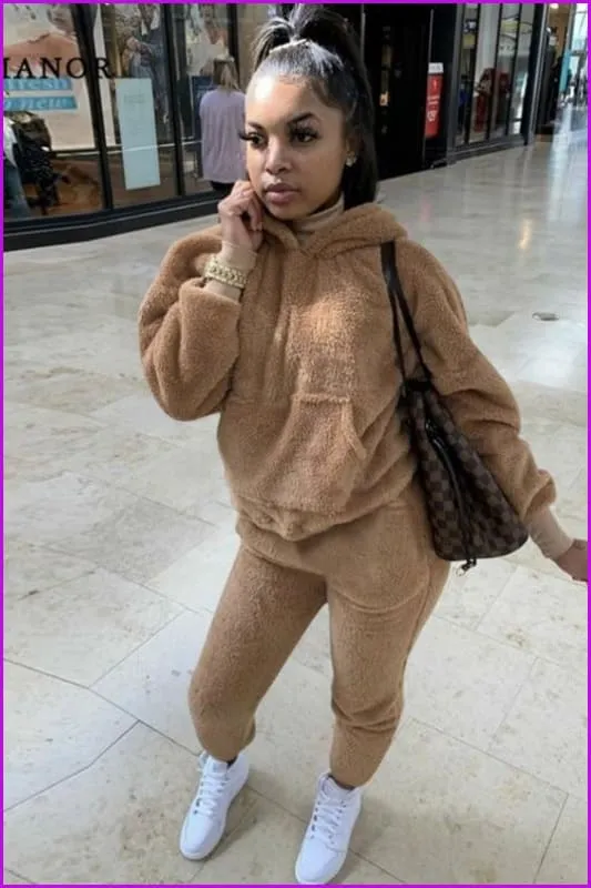 Hoodies Jogger Sweat Suits