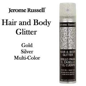 Jerome Russell Hair and Body Glitter, 2.2 oz