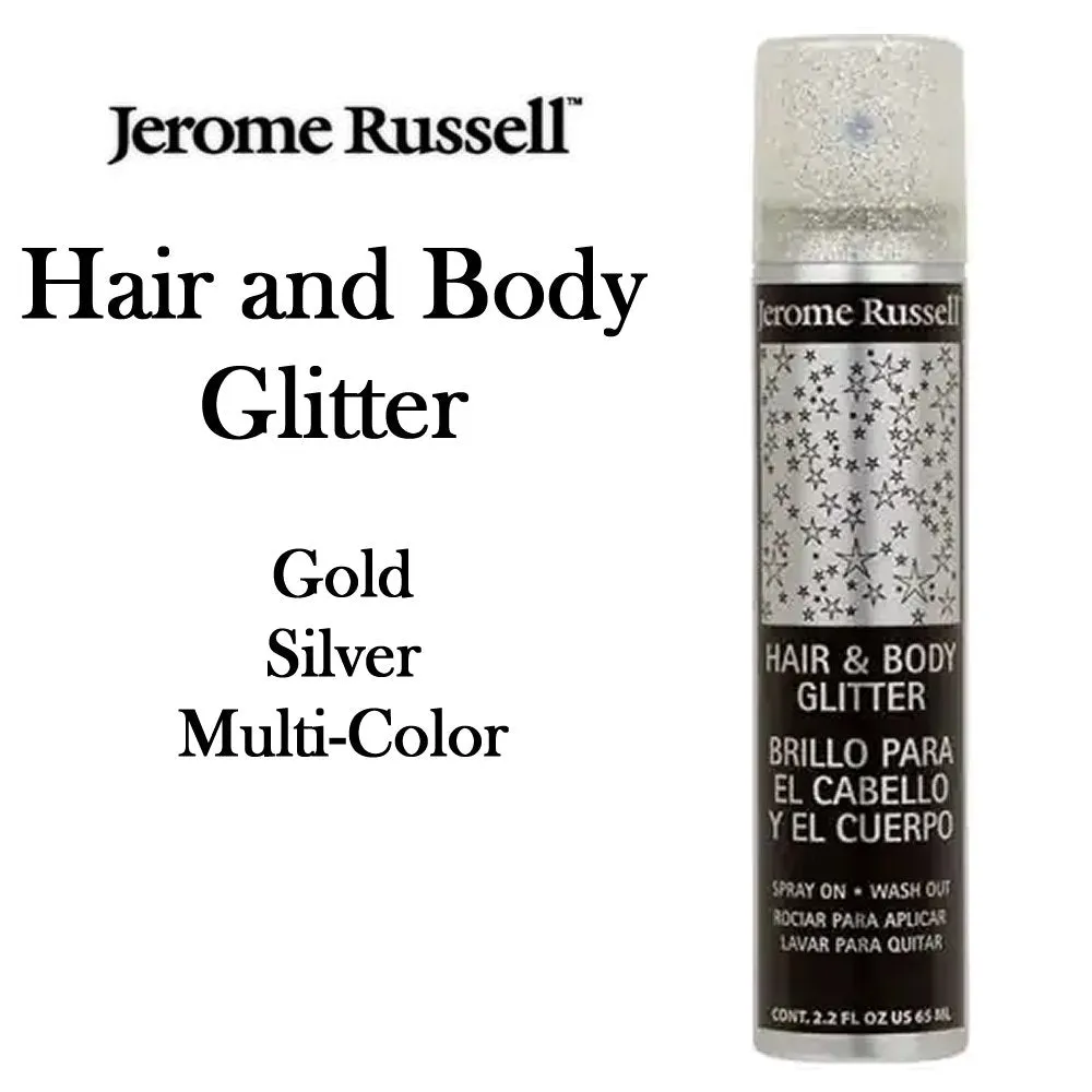 Jerome Russell Hair and Body Glitter, 2.2 oz