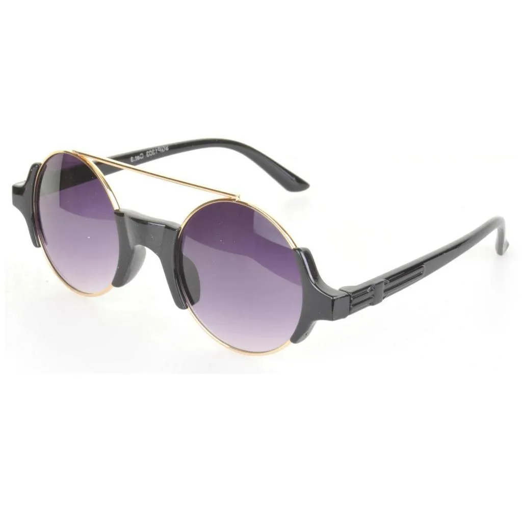 JULES Round Lens Wired Top Sunglasses