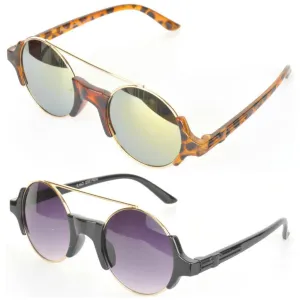 JULES Round Lens Wired Top Sunglasses