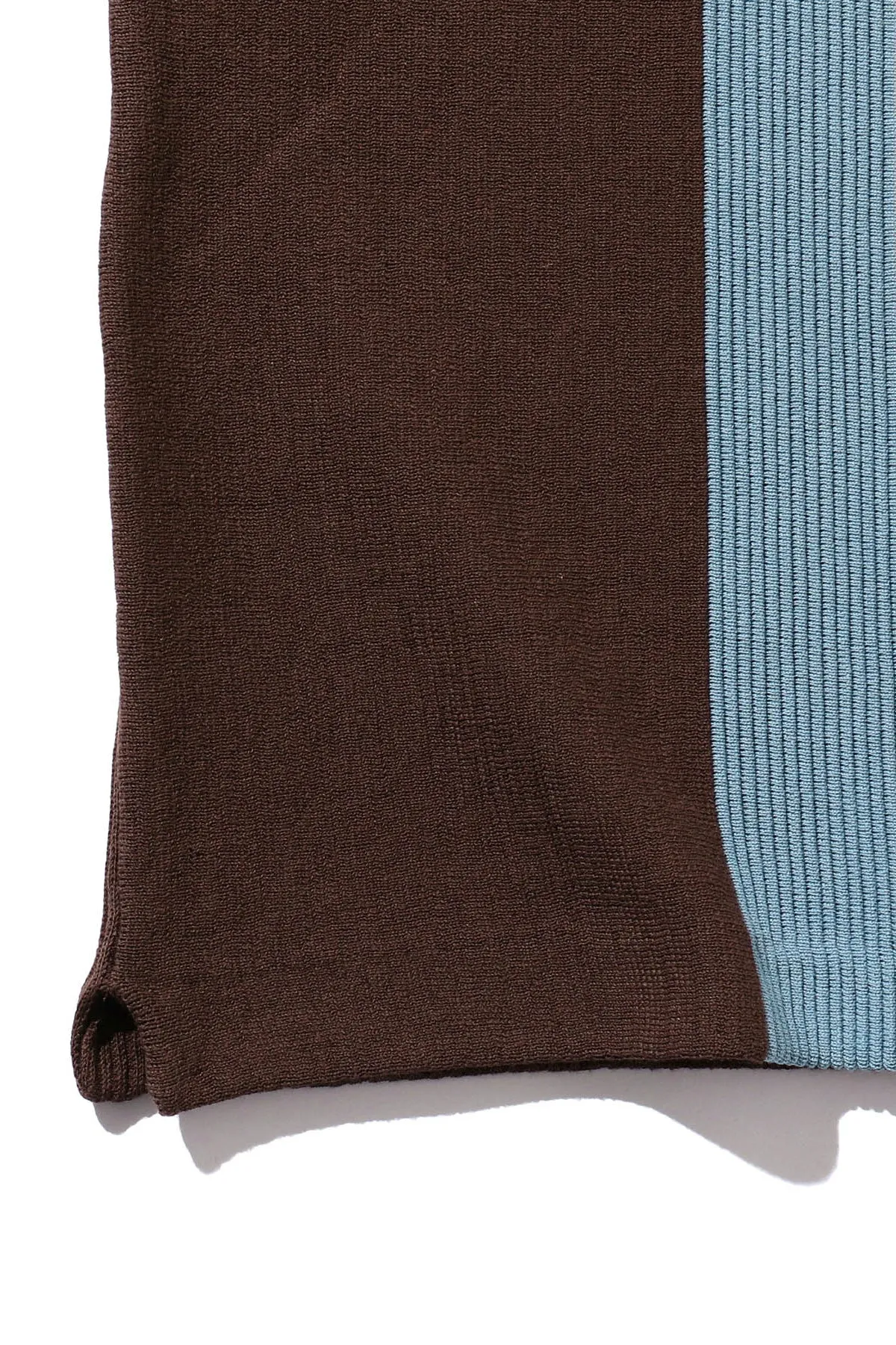 Knit Polo Stripe - Brown