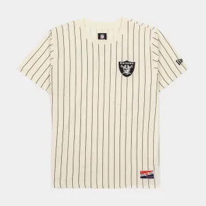 Las Vegas Raiders Throwback Mens Short Sleeve Shirt (Beige/Black)
