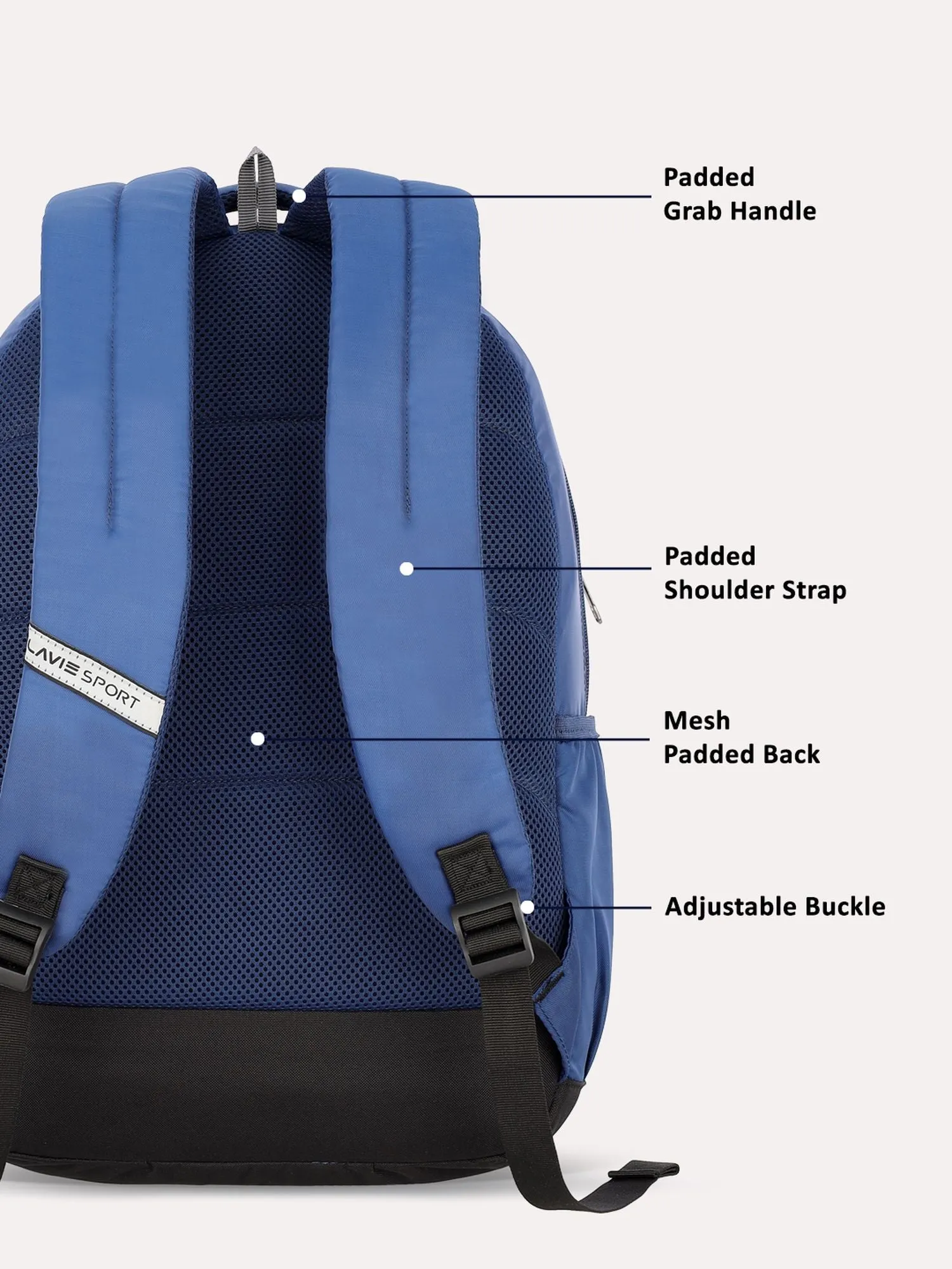Lavie Sport Golf 36L Anti-theft Laptop Backpack For Men & Women | Laptop Bag For Boys & Girls Navy