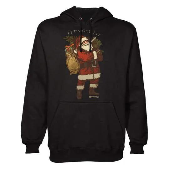 Let's Get Lit Stoney Santa Hoodie