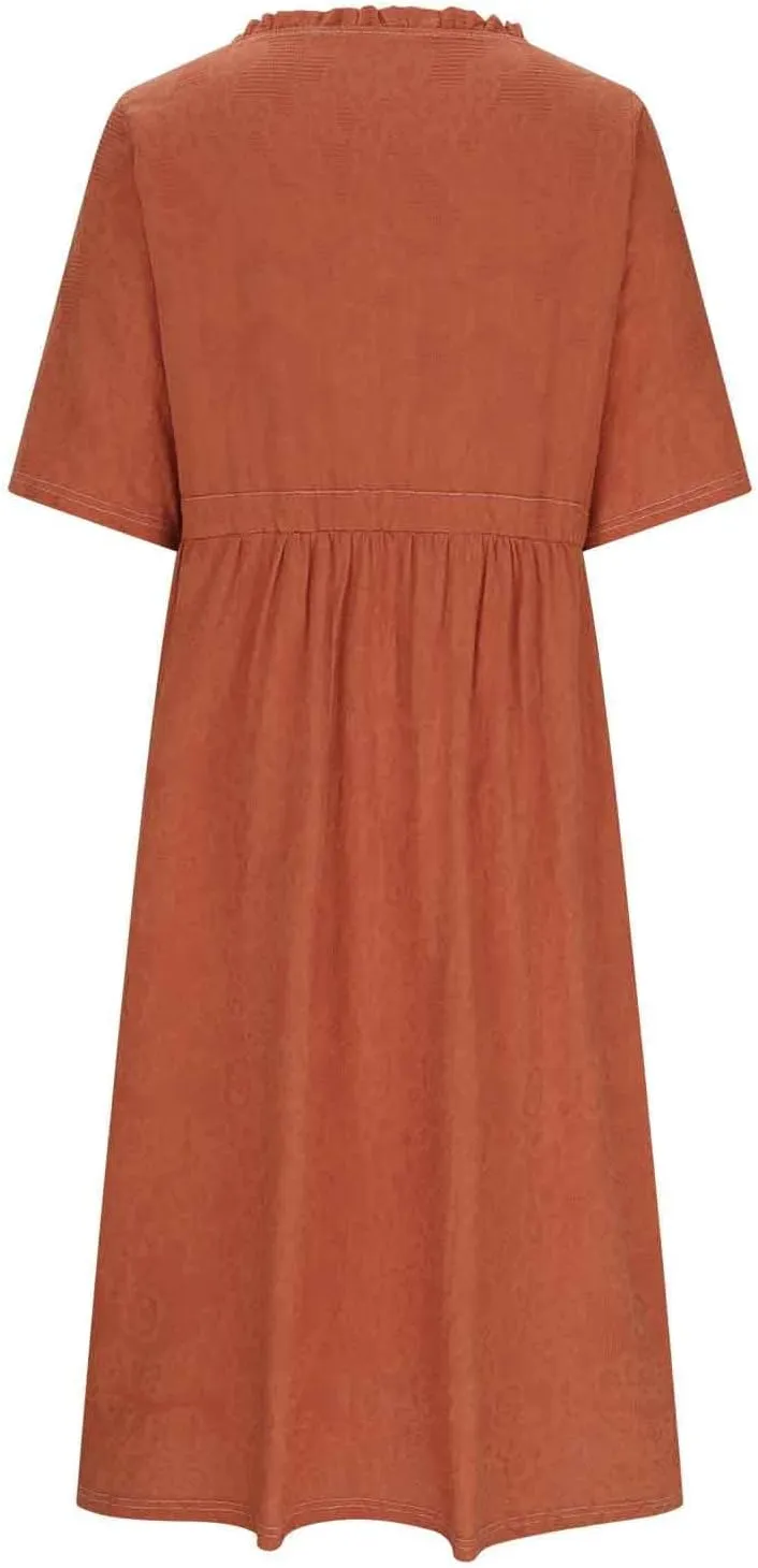 Linen Dresses for Women 2025 Summer Long Maxi Dress Short Sleeve Button Down Tshirt Sundresses Boho Beach Outfits