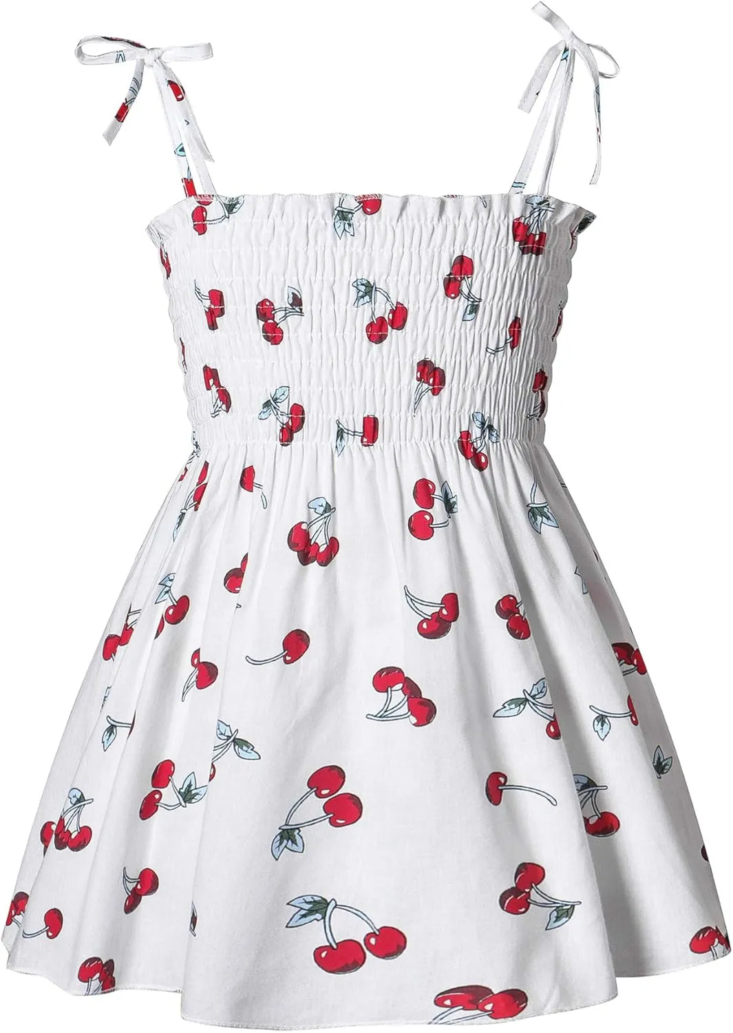 Little Girls Summer Floral Bohemian Dresses Toddler Flower Strap Beach Sundress