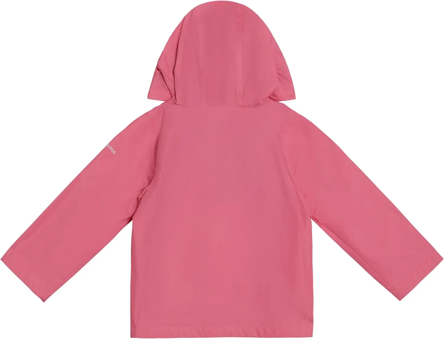 LONDON FOG Girls' Rainy Day Fun Hooded Rain Jacket Rainslicker