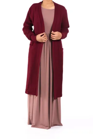 Maroon cozy signature sweater