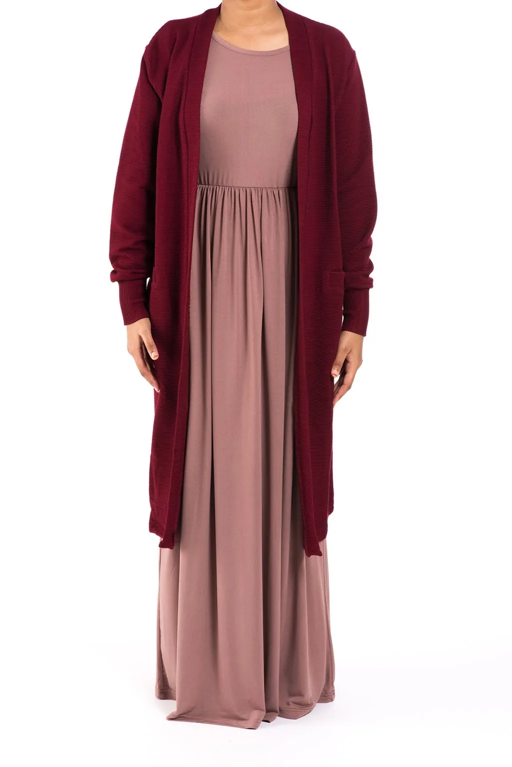 Maroon cozy signature sweater