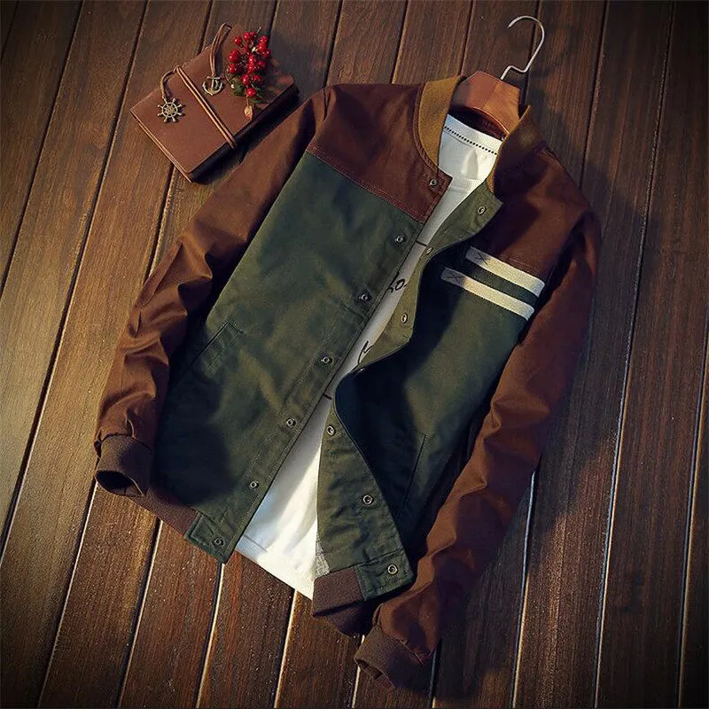 Men's Jackets Autumn  Coats Fashion Slim Casual Jackets Male Outerwear