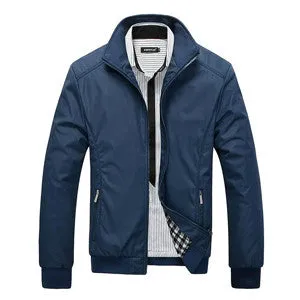 Men's Solid Fashion Jacket