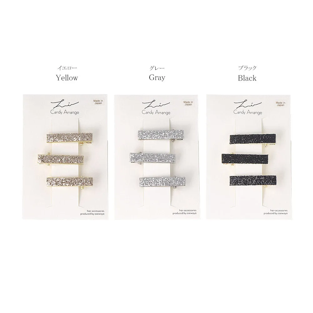 Mini Glitter Pinch Clip Set