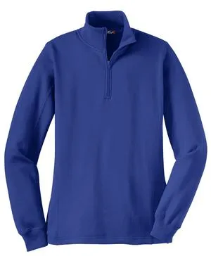 Monogrammed  Ladies 1/4-Zip Pullover Sweatshirt
