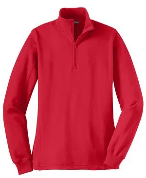 Monogrammed  Ladies 1/4-Zip Pullover Sweatshirt