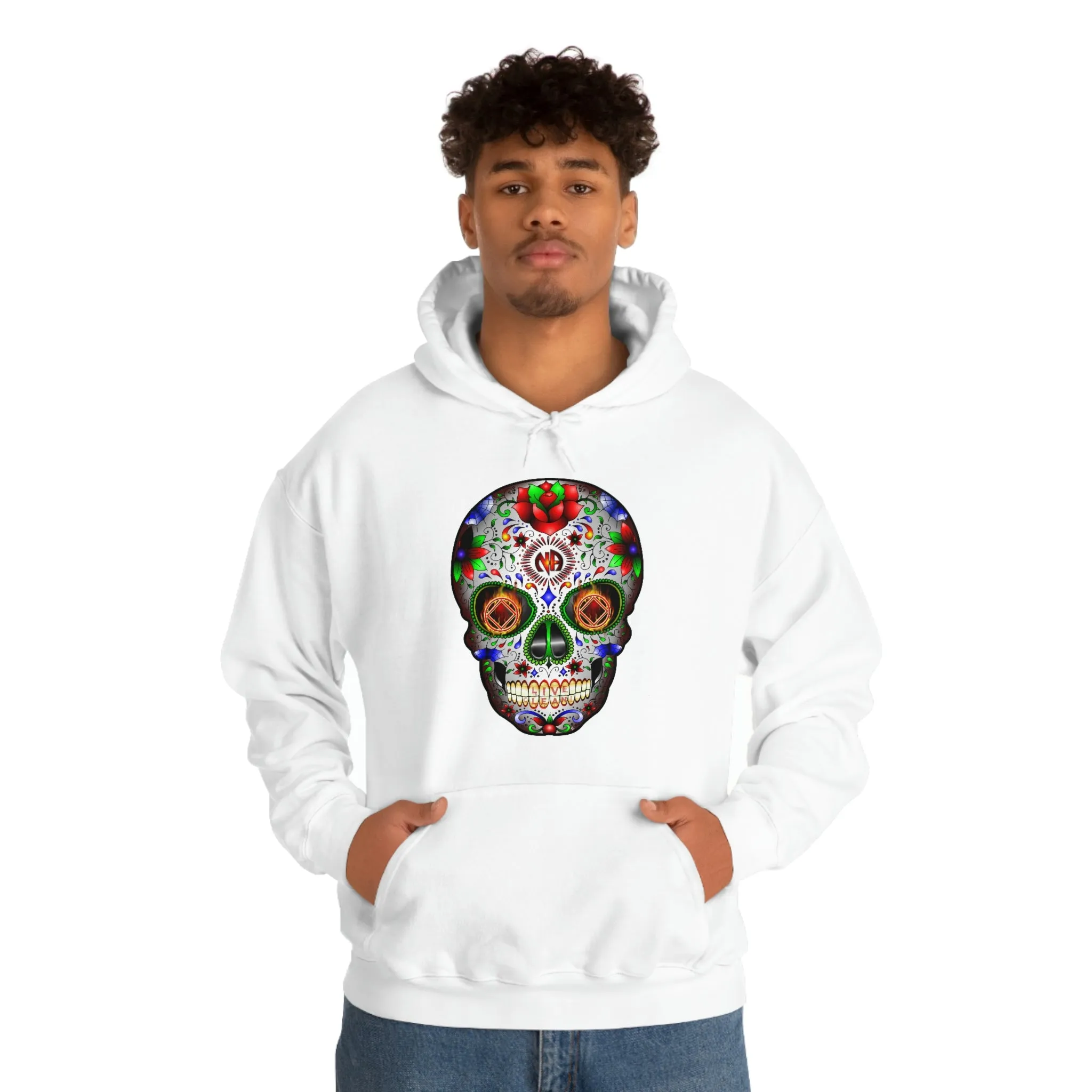 NA Sugar Skull dtg Hoodie