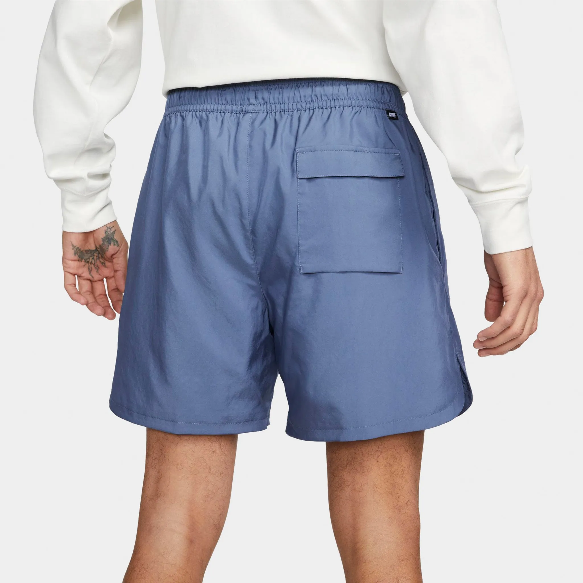 Nike Sport Essentials Woven Lined Flow Shorts Diffused Blue / White