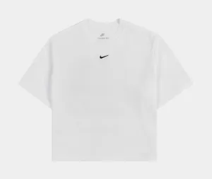 NSW Essentials Boxy Womens Short Sleeve Shirt (White)