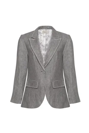 Oasis Blazer | Charcoal