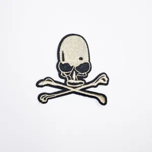 PC2202 - Golden Pale Colour Skull (Iron On)