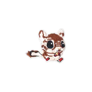 PC3585 - Cute Chinchilla Eating (Iron On)