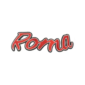 PC4130 - Rome Roma Italy Red Text (Iron On)
