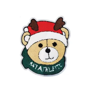 PC4146 - Christmas Hat Reindeer Bear (Iron On)