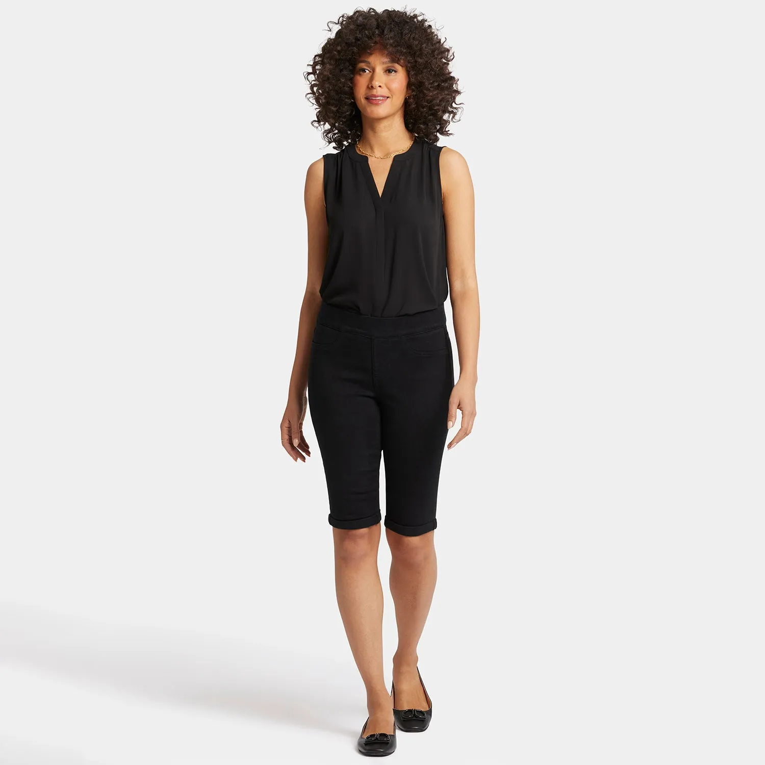 Pull-On Bike Shorts - Overdye Black